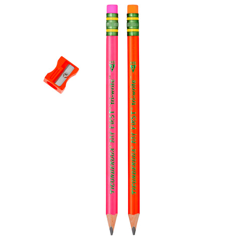 My First® Tri-Write™ Wood-Cased Pencils, Neon Assorted, 2 Per Pack, 12 Packs