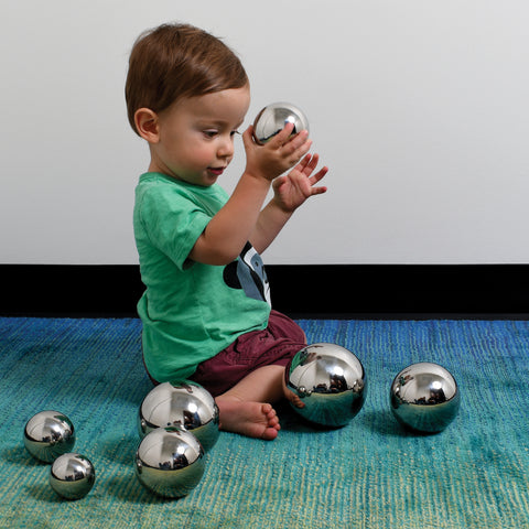 Sensory Reflective Sound Balls - Set of 7