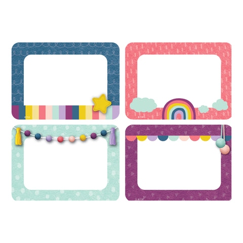 Oh Happy Day Name Tags/Labels - Multi-Pack, 36 Per Pack, 6 Packs