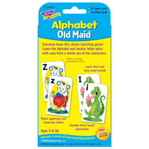 Alphabet Old Maid Challenge Cards®, 6 Sets