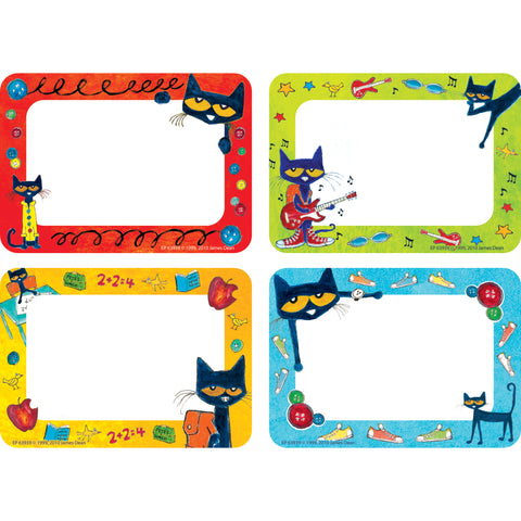 Pete the Cat Name Tags/ Labels, 36 Per Pack, 6 Packs