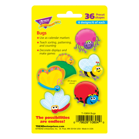 Bugs Mini Accents Variety Pack, 36 Per Pack, 6 Packs