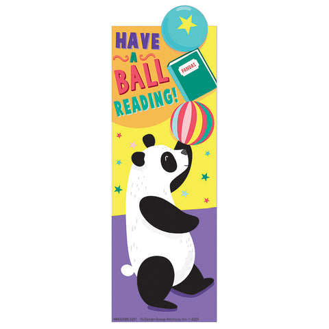 Panda Have a Ball Reading Bookmarks, 36 Per Pack, 6 Packs