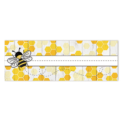 The Hive Self-Adhesive Name Plates, 36 Per Pack, 3 Packs