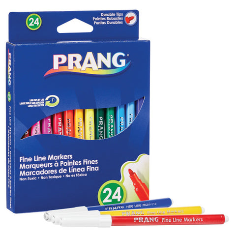 Classic Art Markers, Fine Line, 24 Colors Per Pack, 2 Packs