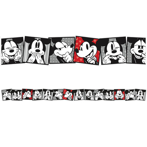 Mickey Mouse® Throwback Mickey Selfies Extra Wide Deco Trim®, 37 Feet Per Pack, 3 Packs