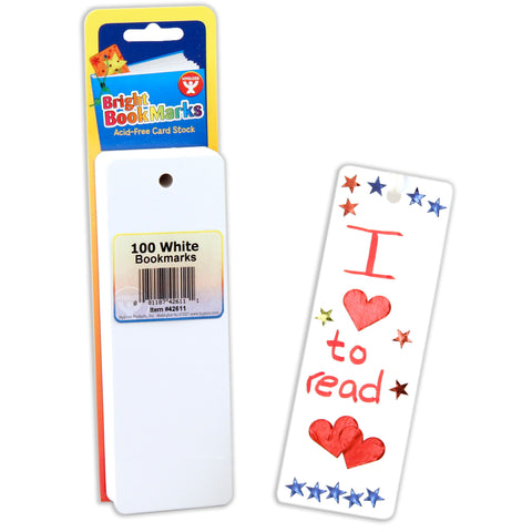 Mighty Bright™ Bookmarks, 100 Ultra White Per Pack, 3 Packs