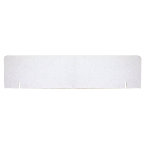 Presentation Board Headers, White, 36" x 9.5", Pack of 12 Boards