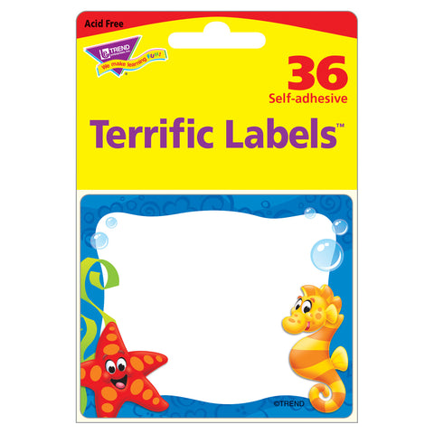 Sea Buddies™ Terrific Labels™, 36 Per Pack, 6 Packs