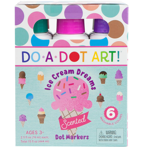 Ice Cream Dreams Dot Markers, 6 Colors