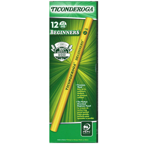 Beginners® Pencils without Eraser, 12 Per Pack, 3 Packs