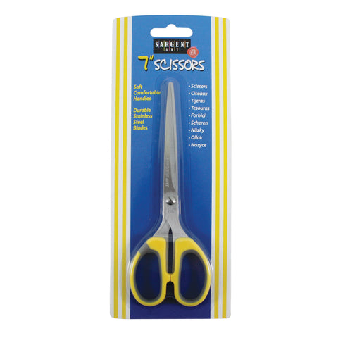 7" Pointed Scissors, Pack of 6