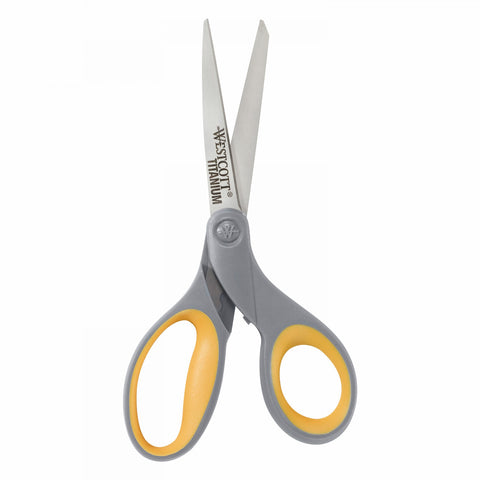 Soft Grip Titanium Bonded Scissors, 8" Straight, Pack of 2