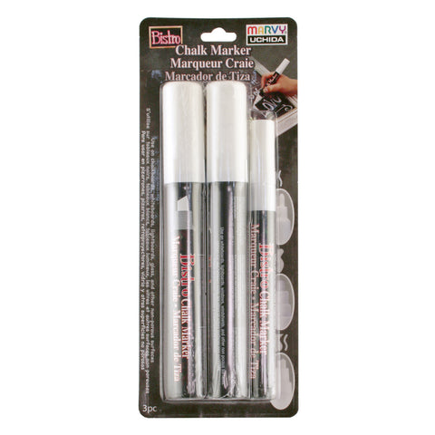 Bistro Chalk Marker Combo Set, 3 Per Set, 2 Sets