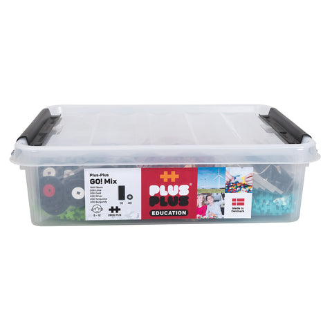 Plus-Plus® GO! Educational Tub, 2600 Pieces