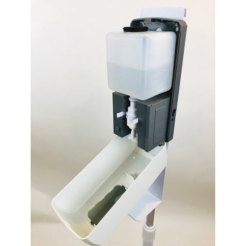 Automatic Hand Sanitizer Station on Wheels, Adjustable Height