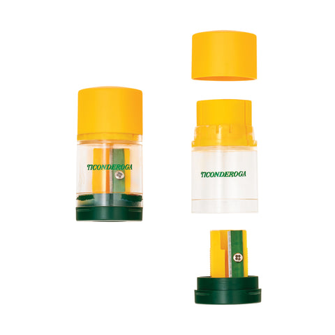 DUO Sharpener/Eraser, Green and Yellow, Pack of 12