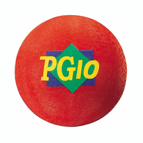 Playground Ball, 10-Inch, Red, Pack of 3