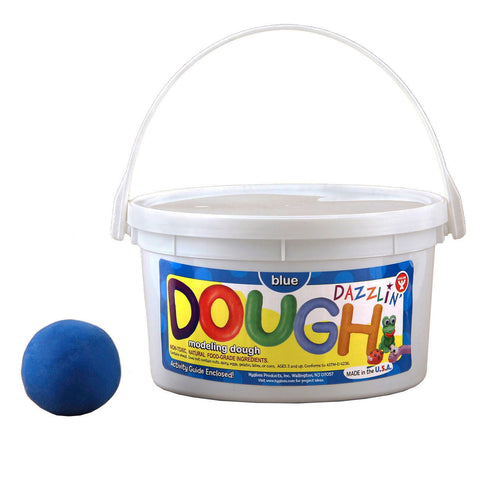 Dazzlin' Dough, Blue, 3 lb. Tub, Pack of 3