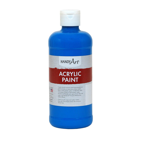 Acrylic Paint 16 oz, Cobalt Blue, Pack of 3