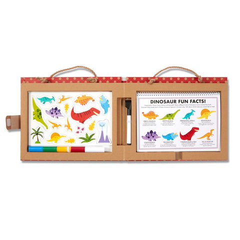 Natural Play: Play, Draw, Create Reusable Drawing & Magnet Kit - Dinosaurs