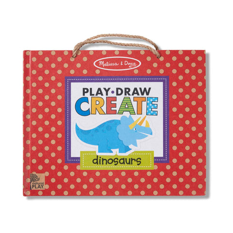 Natural Play: Play, Draw, Create Reusable Drawing & Magnet Kit - Dinosaurs