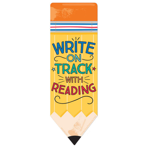 Pencil Write on Track with Reading Bookmarks, 36 Per Pack, 6 Packs