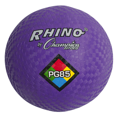 Playground Ball, 8-1/2", Purple, Pack of 3