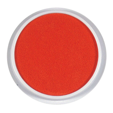 Jumbo Circular Washable Stamp Pad - Orange - 5.75" dia. - Pack of 6