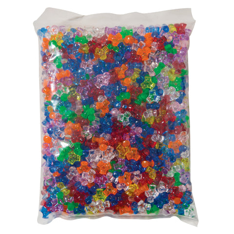 Tri-Beads, Assorted Colors, 3/8", 1000 Pieces Per Pack, 3 Packs