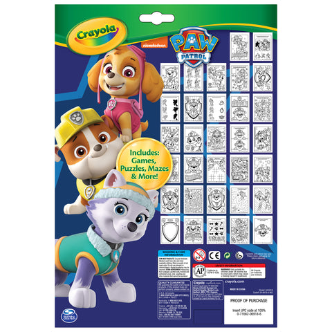 Coloring & Activity Pad with Markers, Paw Patrol, Pack of 3