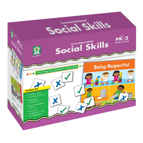 Social Skills File Folder Game