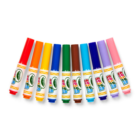 Color Wonder Mess Free Mini Markers, Classic Colors, 10 Per Pack, 3 Packs