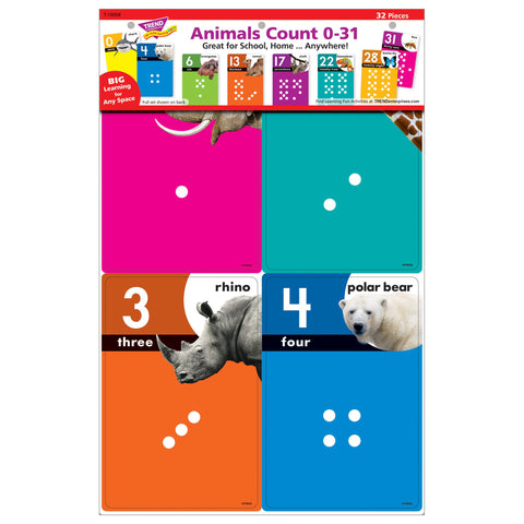 Animals Count 0-31 Learning Set