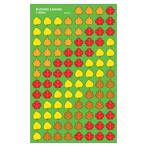 Autumn Leaves superShapes Stickers, 800 Per Pack, 6 Packs