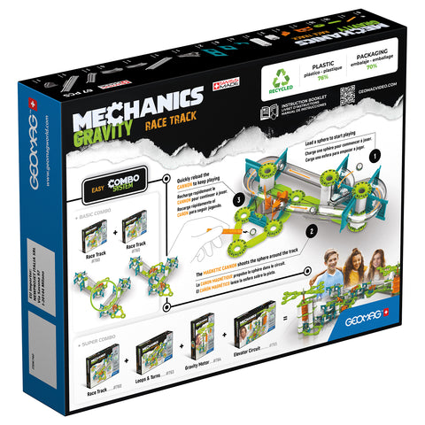 Mechanics Gravity Race Track Recycled, 67 Pieces