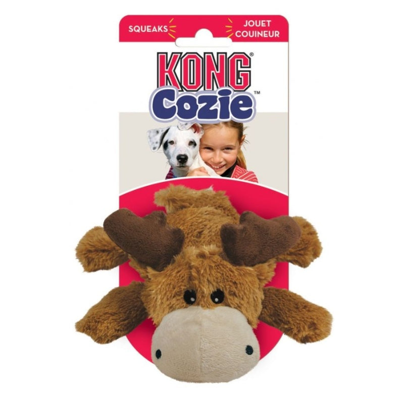 Kong Cozie Plush Toy - Marvin The Moose - Medium - Marvin The Moose