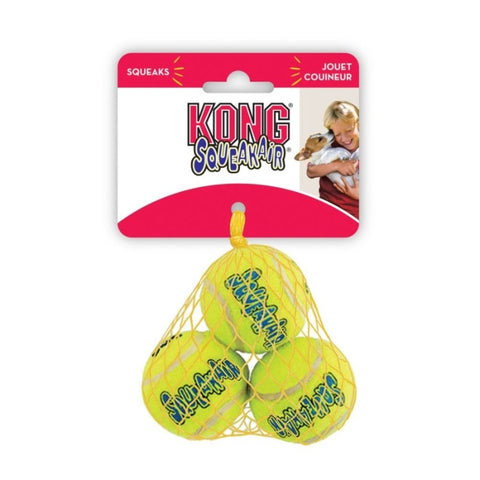 Kong Air Kong Squeakers Tennis Balls - X-small 3 Count