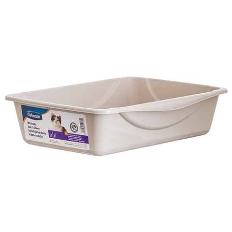 Petmate Litter Pan - Gray - Small (14.1in.l X 10.4in.w X 3.5in.h)