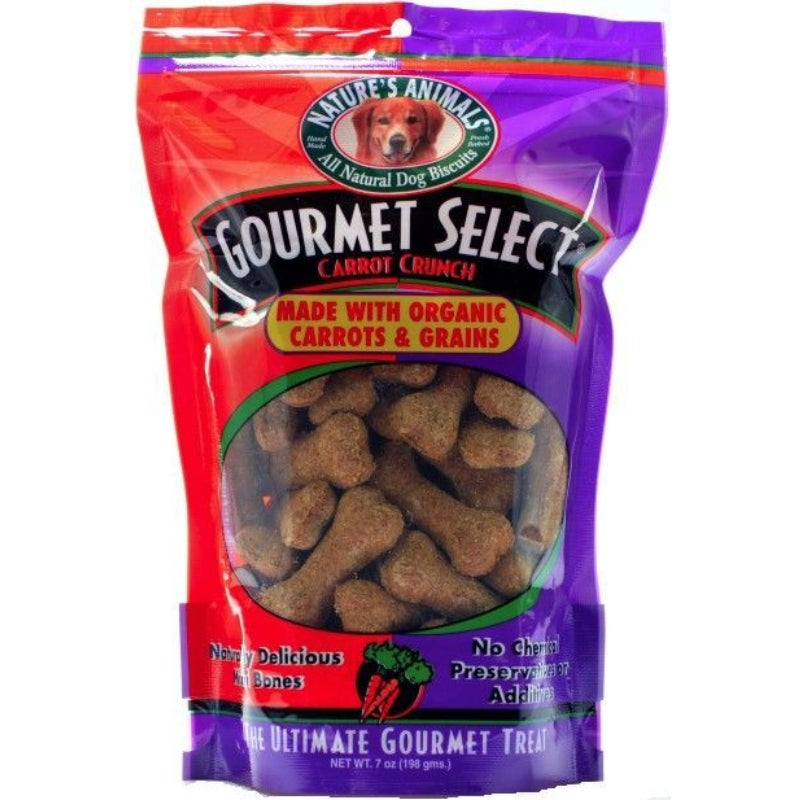 Natures Animals Gourmet Select Carrot Crunch Mini - 7 Oz