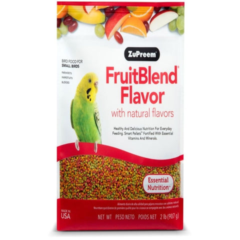 Zupreem Fruitblend Premium Daily Bird Food - Small Birds - 2 Lbs