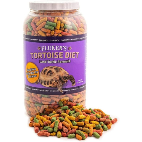 Flukers Tortoise Diet - Large Pellet - 3.25 Lbs