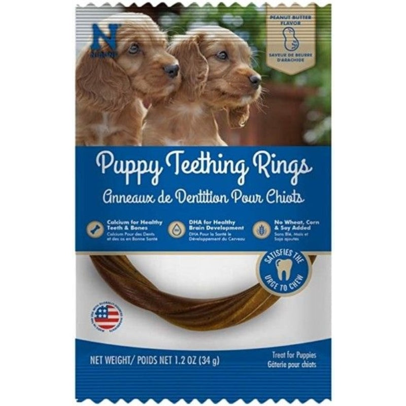 N-bone Puppy Teething Rings Peanut Butter Flavor - 1 Count