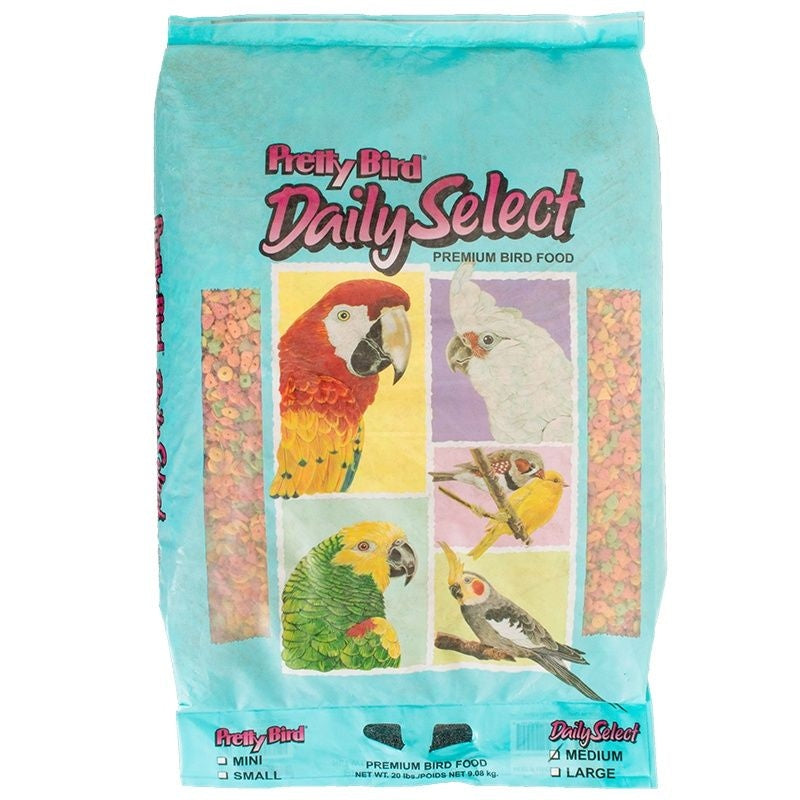 Pretty Bird Daily Select Premium Bird Food - Medium (20 Lbs)