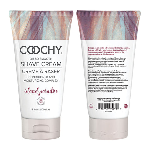 Coochy Shave Cream 3.4oz - Island Paradise