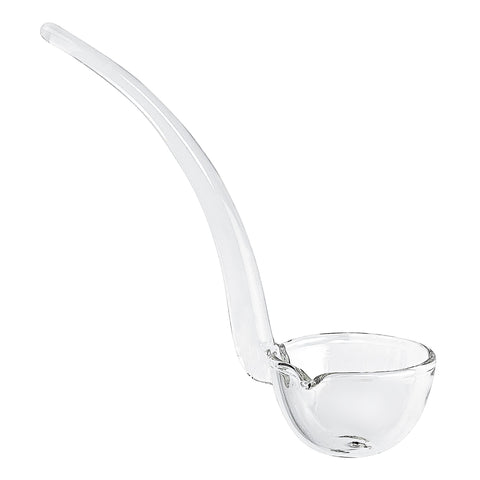 6 Mouth Blown Crystal Gravy Dressing or Sauce Ladle