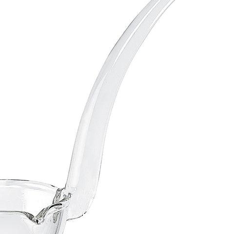 6 Mouth Blown Crystal Gravy Dressing or Sauce Ladle