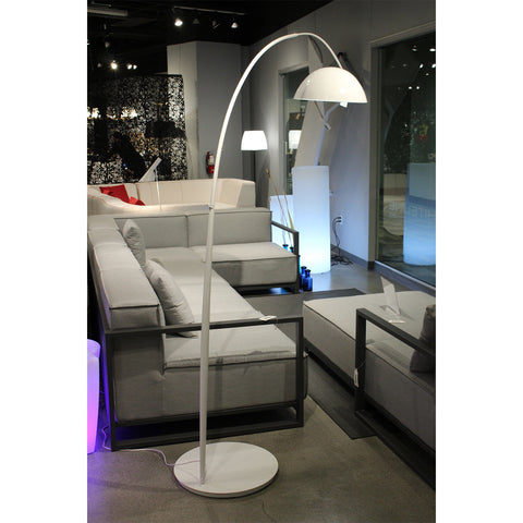 79 X 90.5 White Carbon Floor Lamp