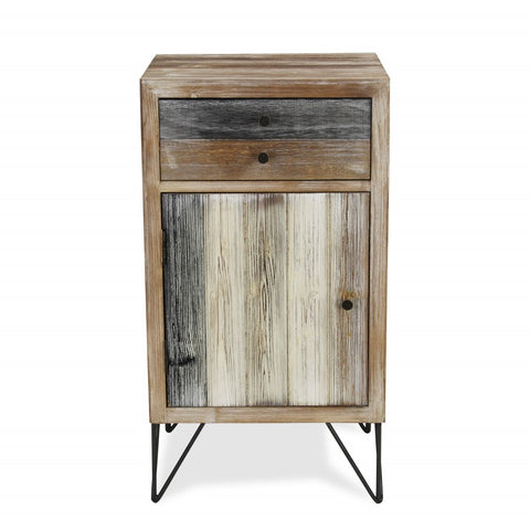 Modern Urban Rustic End or Side Table