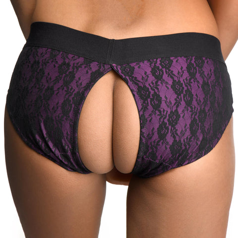 Lace Envy Crotchless Panty Harness